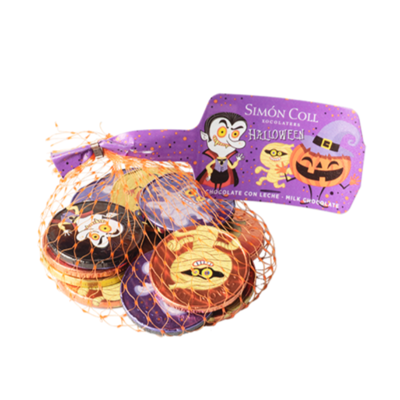 Monedas chocolate con leche Halloween / 13 uds.