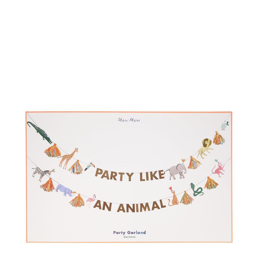 Guirnalda Animales Safari Chic