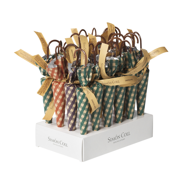 Paraguas L Chocolate con leche Vichy