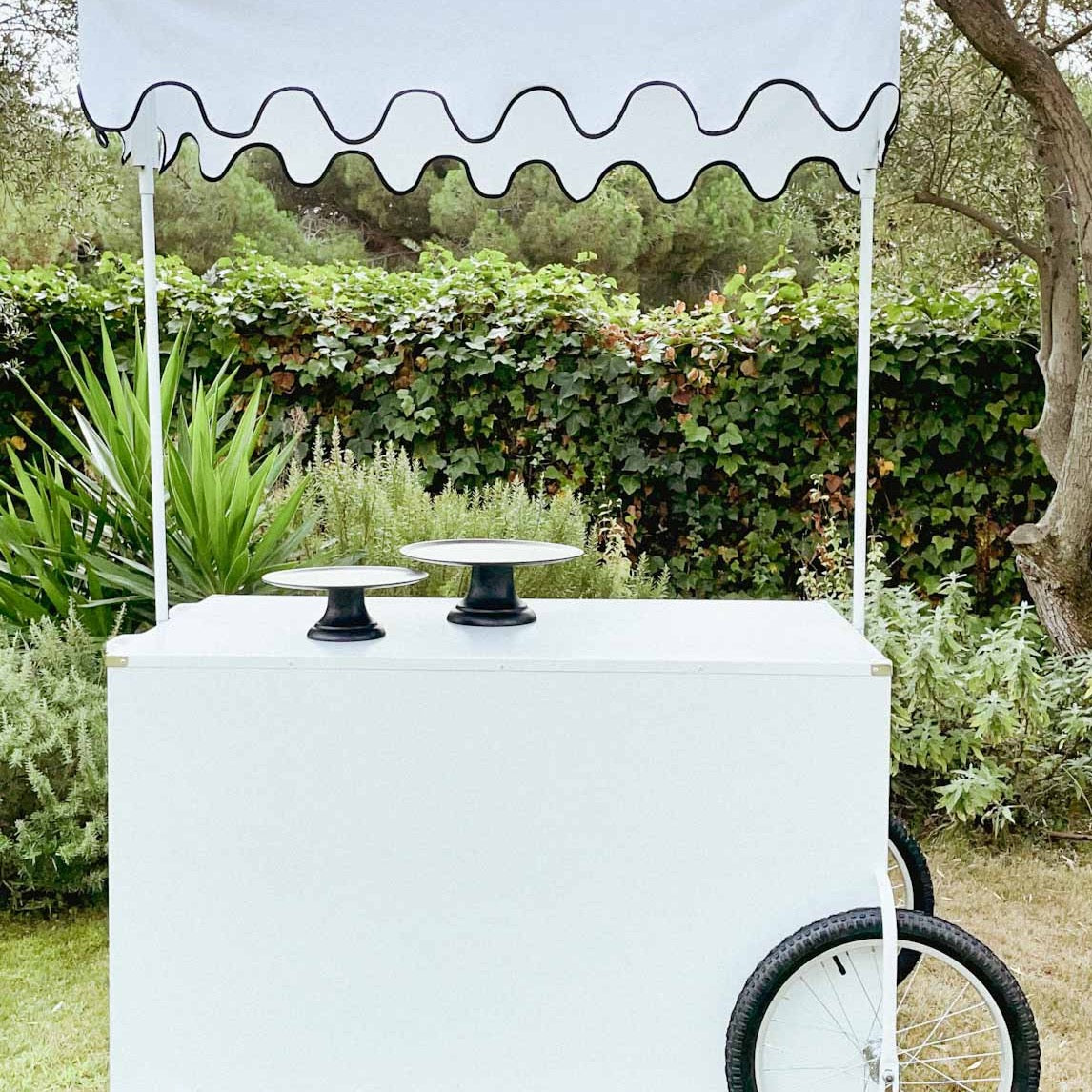 Alquiler carrito Premium para eventos sin decorar <br>(sólo Barcelona y alrededores)