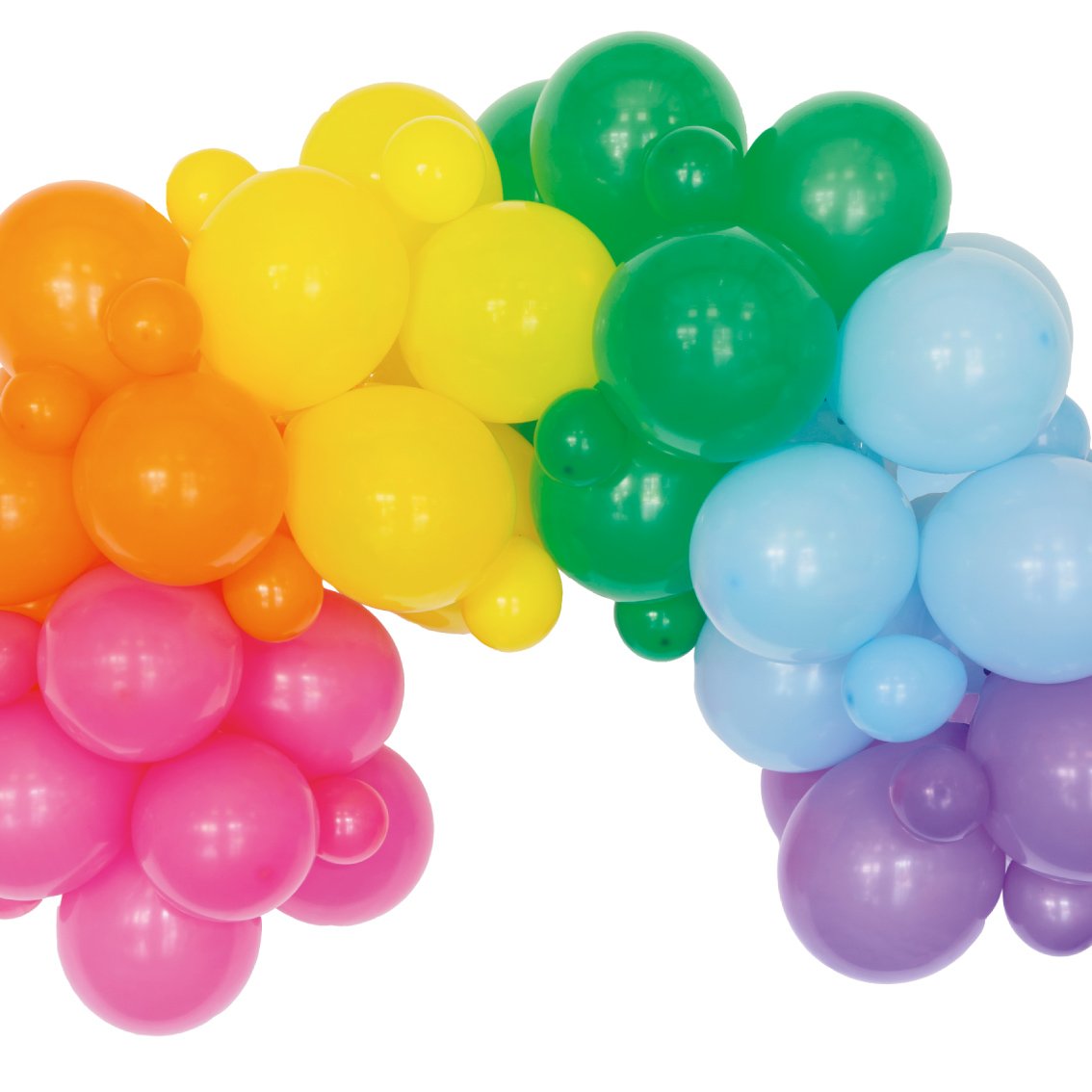 Kit DIY guirnalda globos Eco multicolor