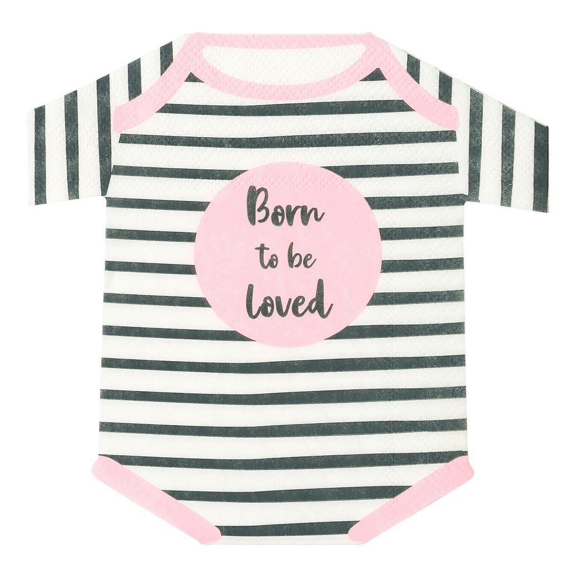 Servilleta Body Born to be loved rosa /16 uds.