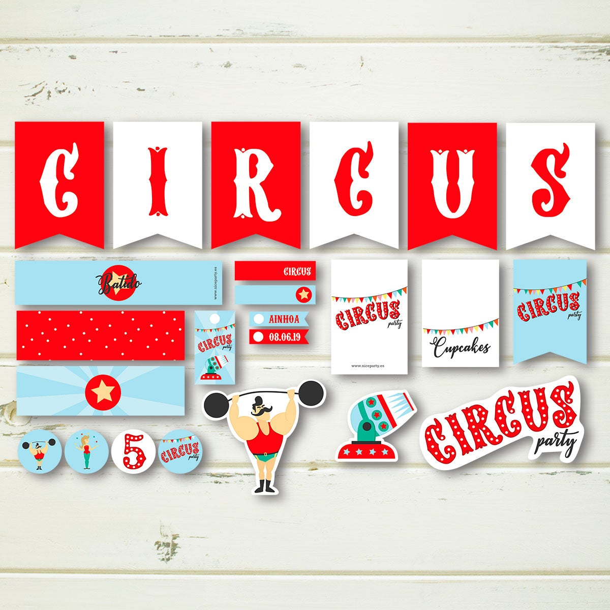 Pack imprimible Circus
