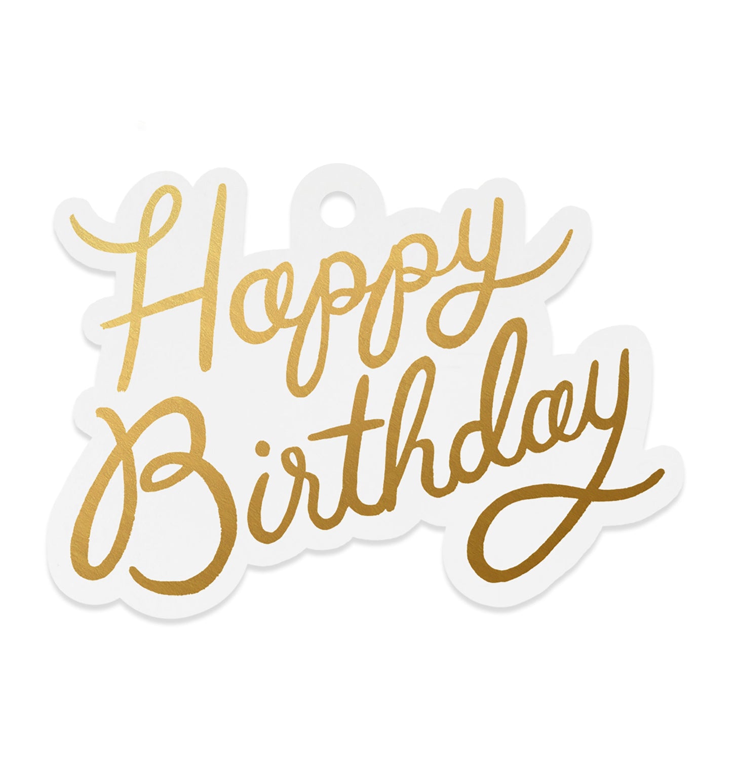 Etiquetas troqueladas Happy Birthday / 8 uds.