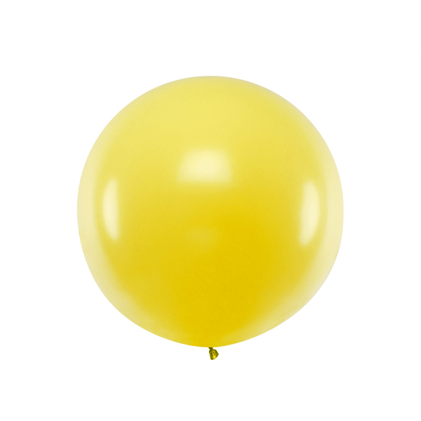 Globo Látex XL amarillo mate