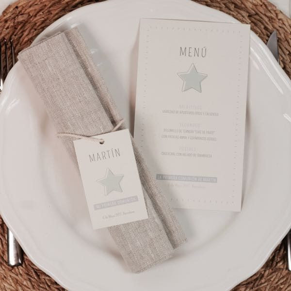 Menú personalizado Estrella