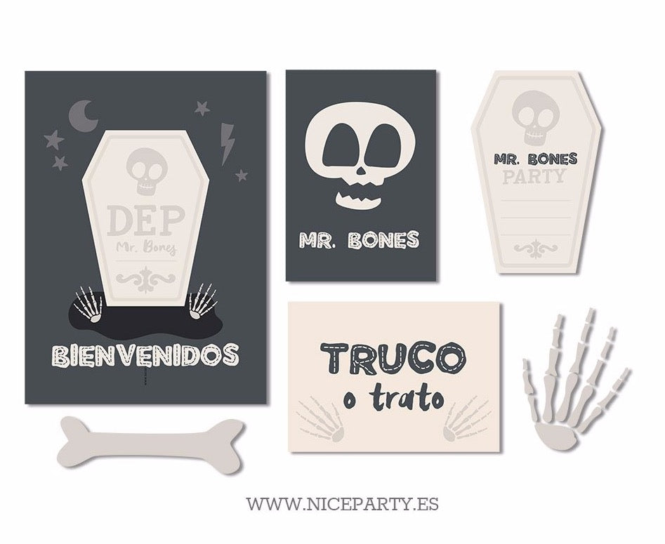 Pack imprimible Huesos