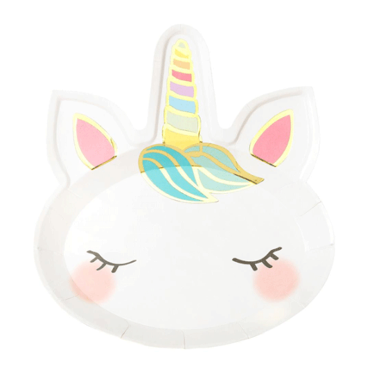 Platos unicornio mágico