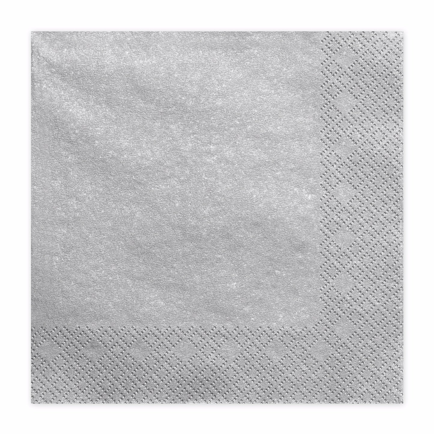 Servilleta plata brillo basic / 20 uds.