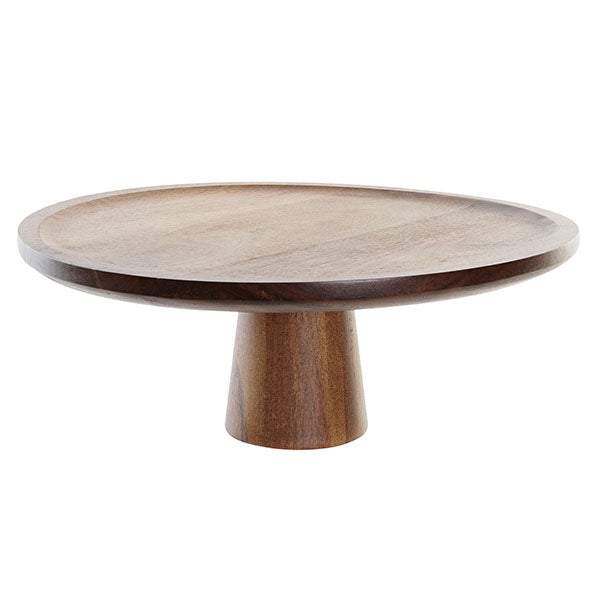 Stand de madera acacia natural