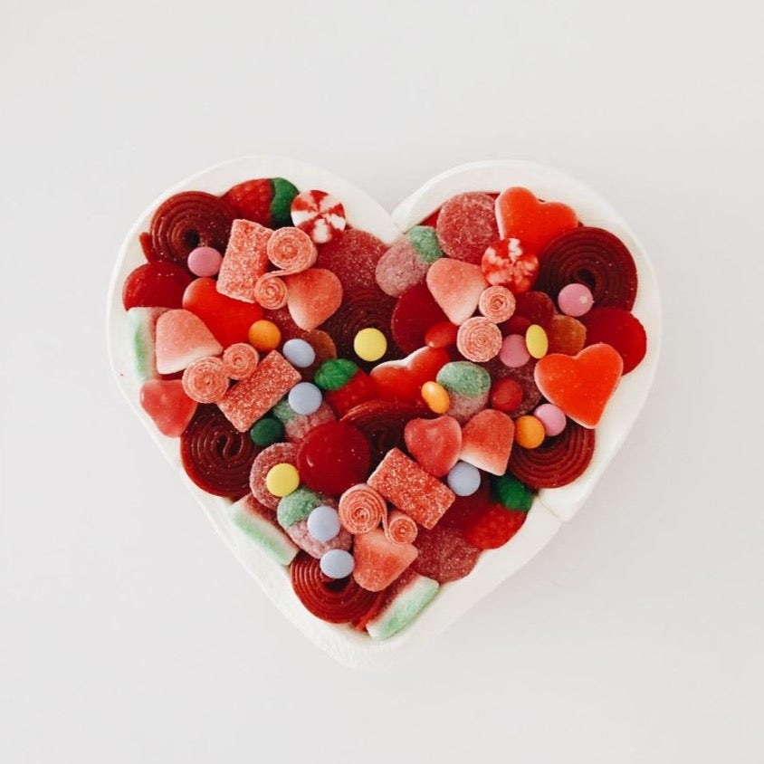 PREVENTA/ Tarta corazón de golosina San Valentín