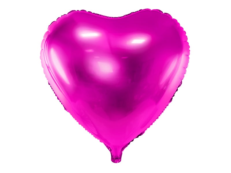 Globo Mylar corazón fucsia