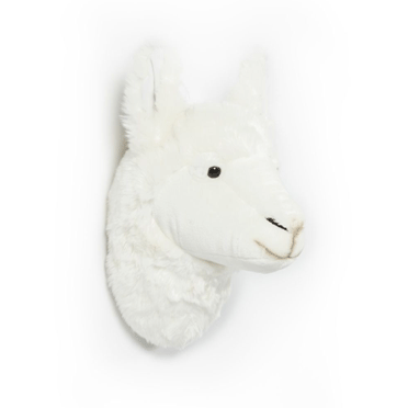 Cabeza de peluche llama