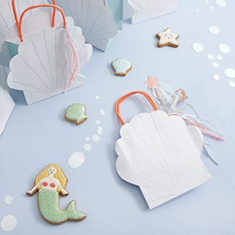 Bolsa papel sirenas Shell / 8 uds.