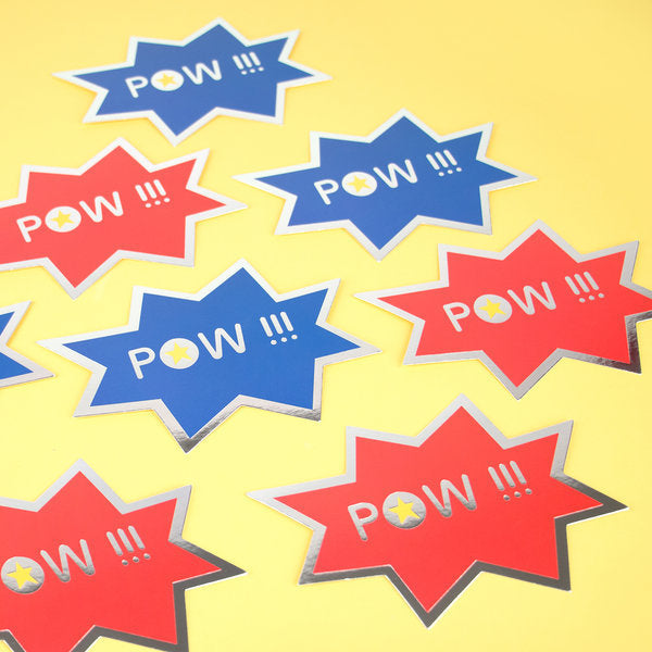 Invitación super héroes / 8 uds.