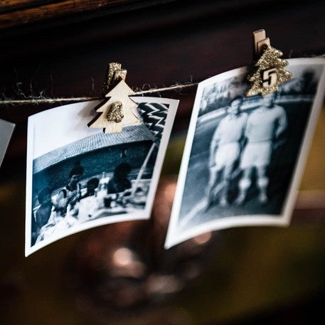 Pinzas madera natural glitter Calendario de Adviento / 24 uds.