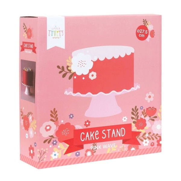 Stand Melamina rosa odulado bajo