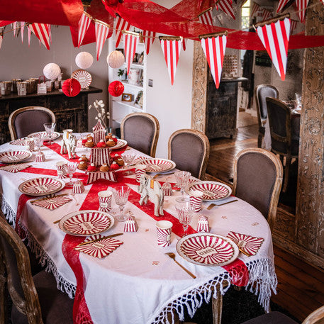 Cajitas detalle Circo Vintage / 8 uds.