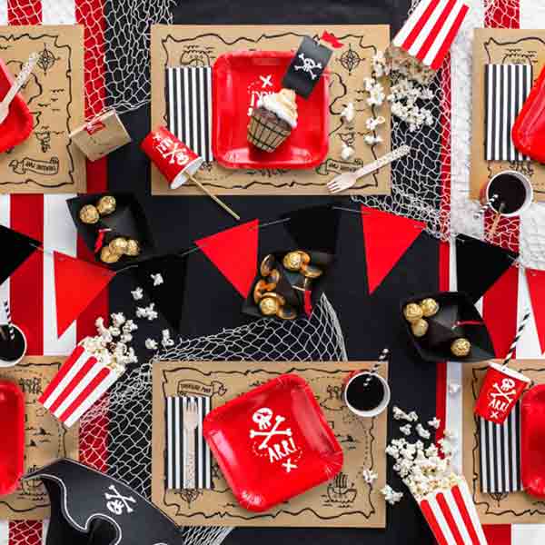 Platos Pirata ARR / 6 uds.