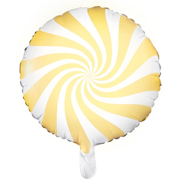 Globo Mylar caramelo amarillo