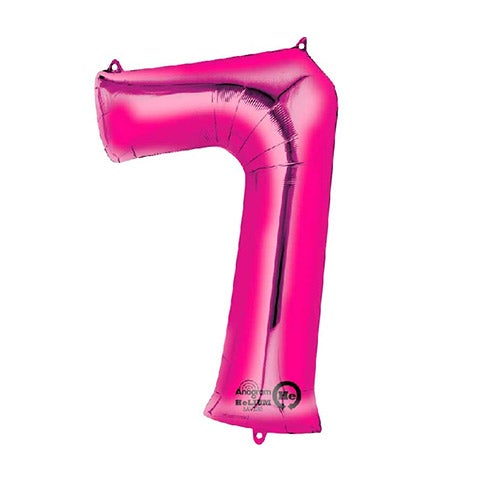 Globo foil 7 XL fucsia Premium