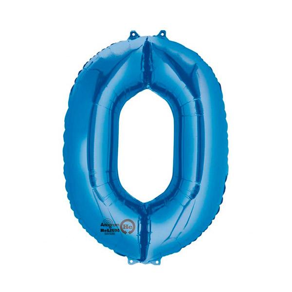 Globo foil 0 XL azul Premium