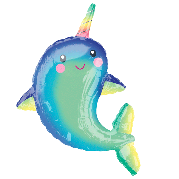 Globo Foil Happy Narwhal