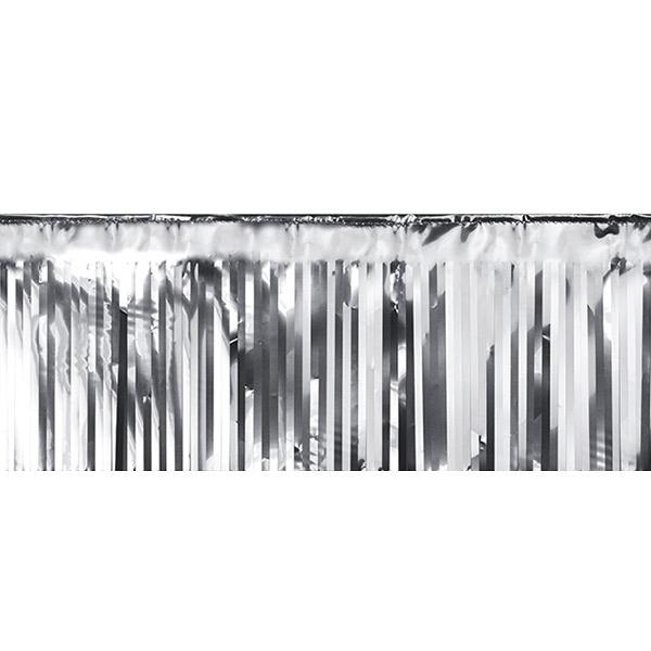 Guirnalda flecos plata basic