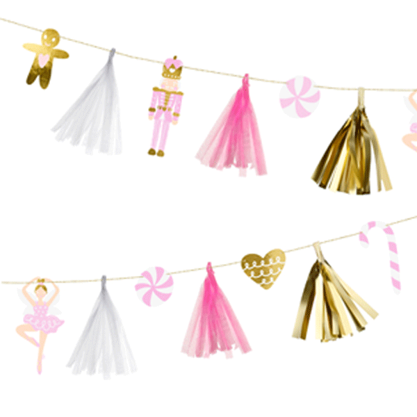 Guirnalda Tassel Cascanueces DIY