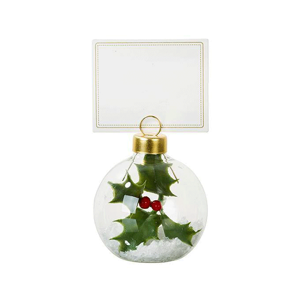 Marcador navidad Bola / 6 uds.