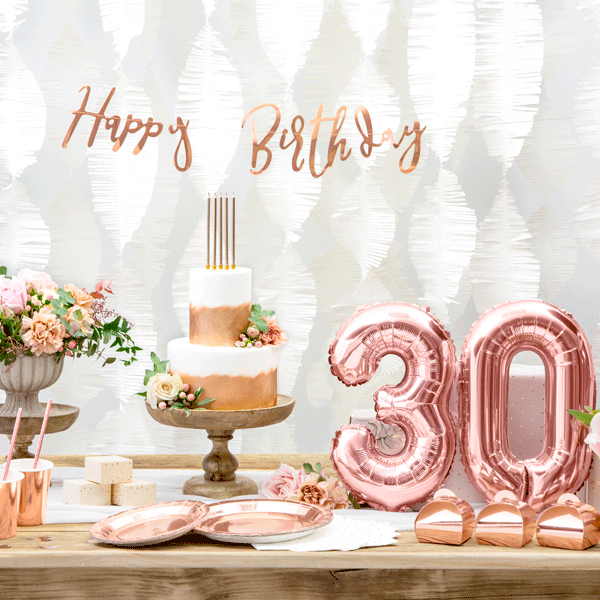 Plato basic RoseGold foil / 6 uds.