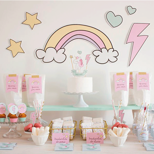 Pack imprimible baby unicorn