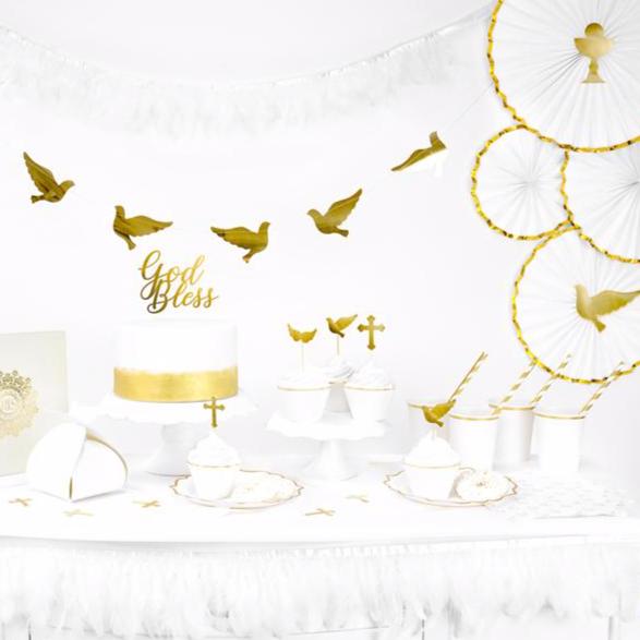 Topper pastel detalles Primera Comunión / 6 uds.