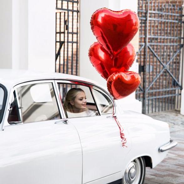 Globo Foil Corazón Rojo