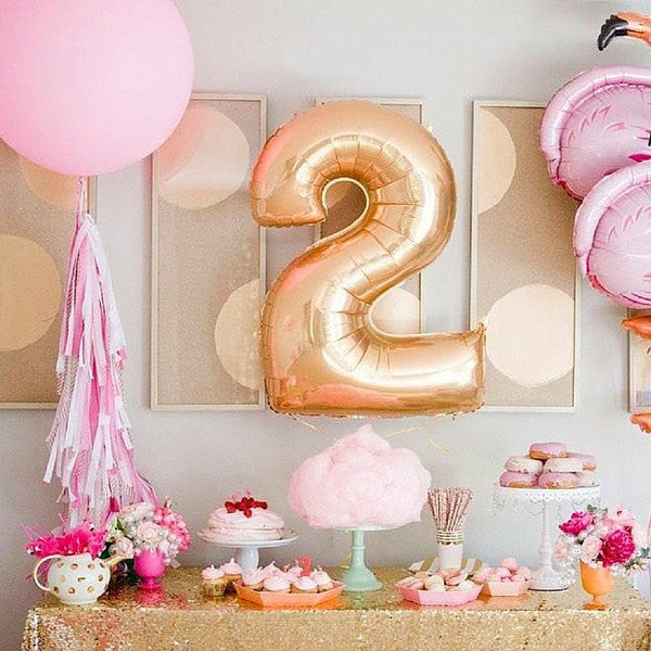 Globo Foil 2 XL oro - La Fiesta de Olivia - 3