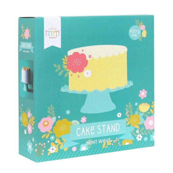 Stand Melamina ondulado verde Mint