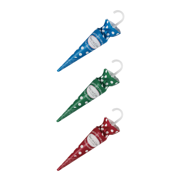 Paraguas S topos Chocolate con leche