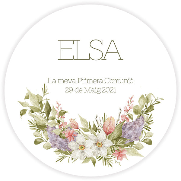 Pegatina personalizada Spring / 12 uds.