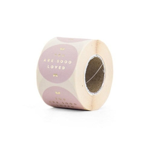 Pegatina Loved Foil XL / 10 uds. - La Fiesta de Olivia