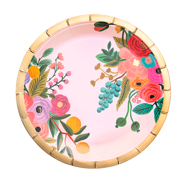 Plato grande Garden R. Paper & Co. / 10 uds.