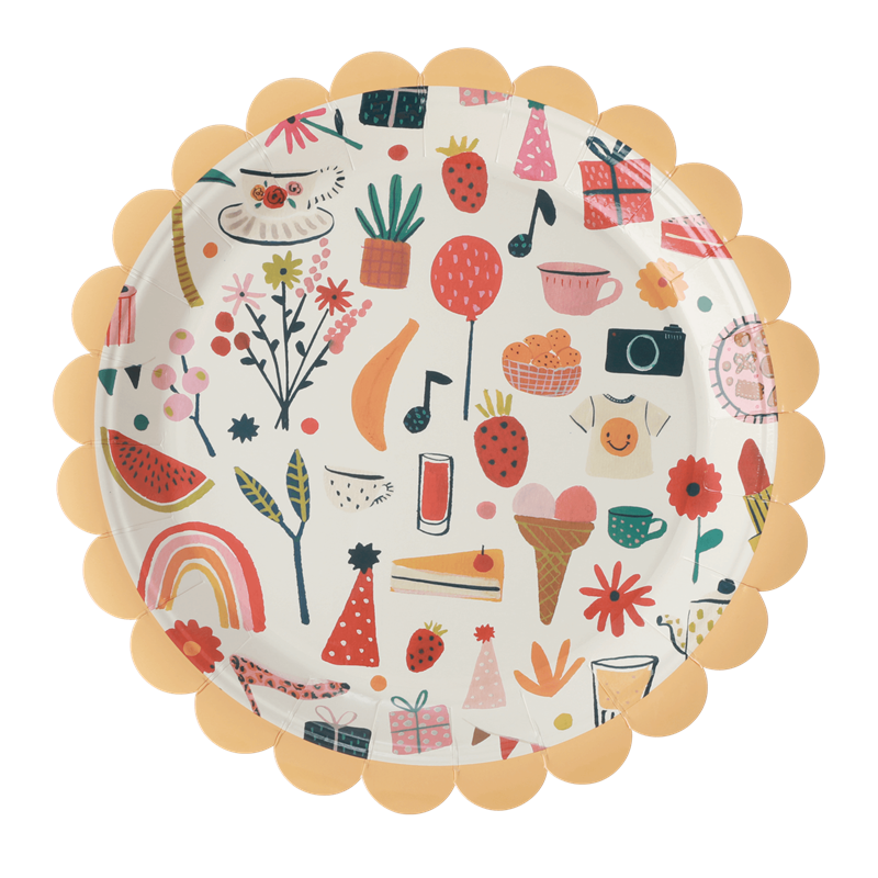 Platos Celebrate by Rice / 8 uds.