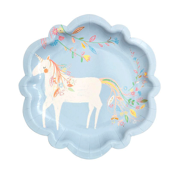 Platos Princesas Mágicas postre / 8 uds.