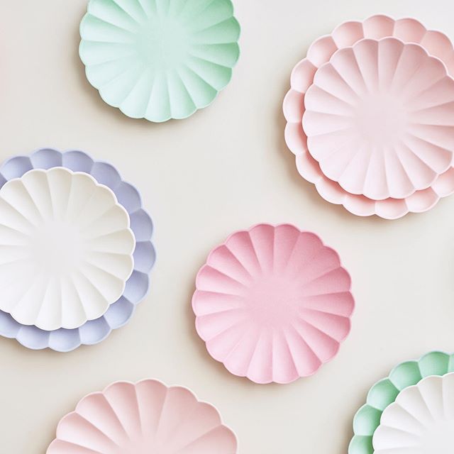 Platos mix pastel postre Eco / 8 uds.