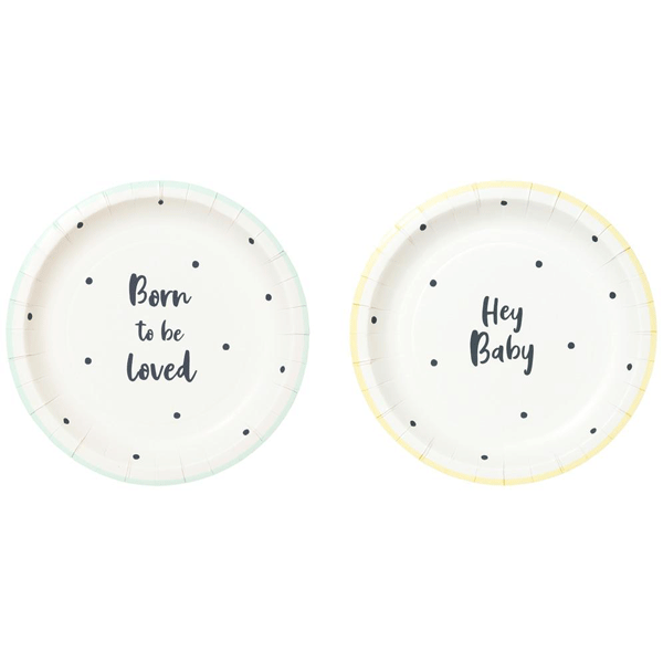 Plato Born to be loved / 12 uds.