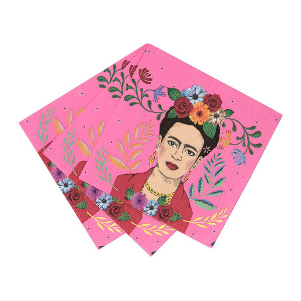 Servilleta Boho Frida Kahlo / 20 uds.