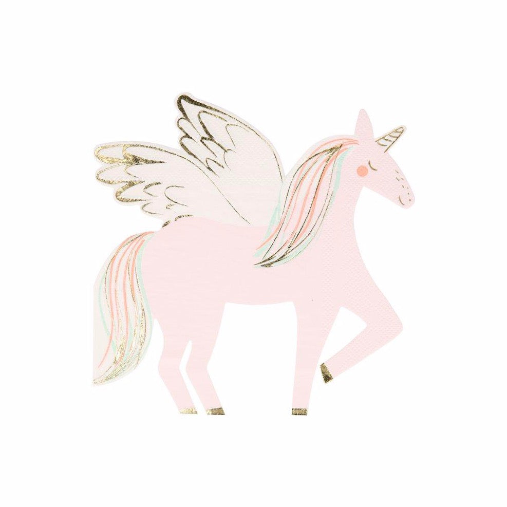Servilletas Unicornio alado / 16 uds.