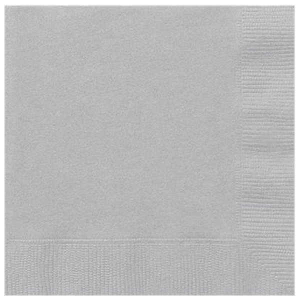 Servilleta plata mate / 20 uds.