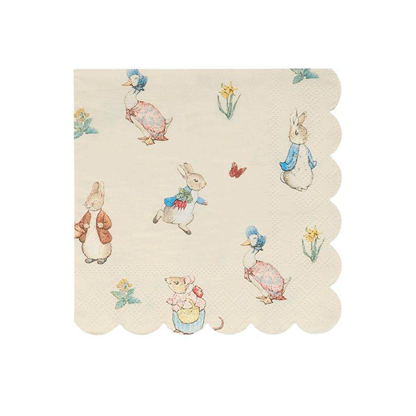 Servilletas Peter Rabbit y amigos / 20 uds.