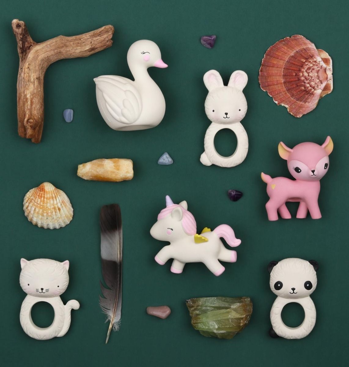 Mordedor ciervo rosa