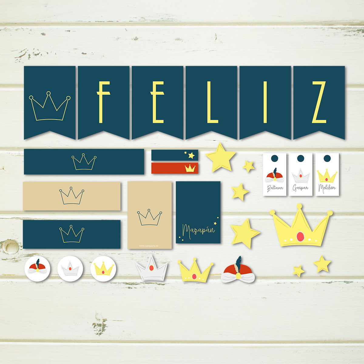 Pack imprimible Reyes Magos